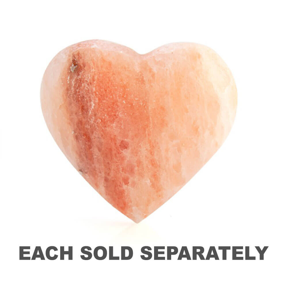 Gemstone Himalayan Salt Massage Heart