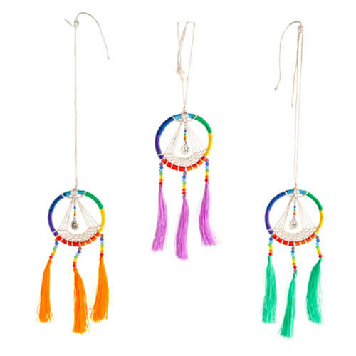 Chakra Dreamcatcher Car Charm