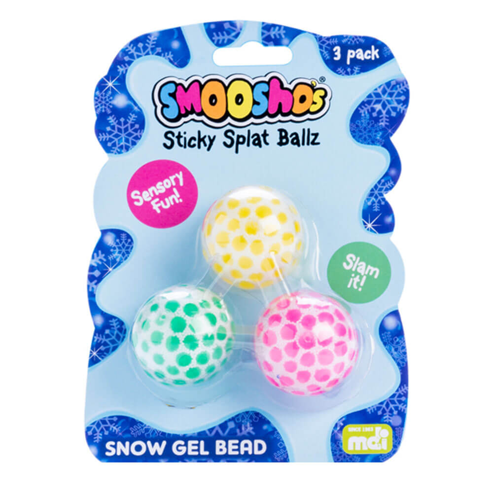 Smoosho's Sticky Splat Ballz (juego de 3)