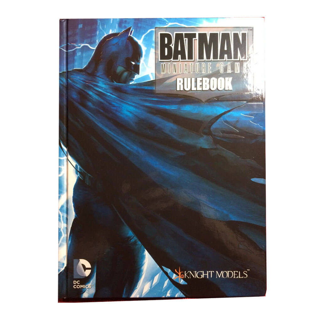 Livro de regras de jogo em miniatura do Batman