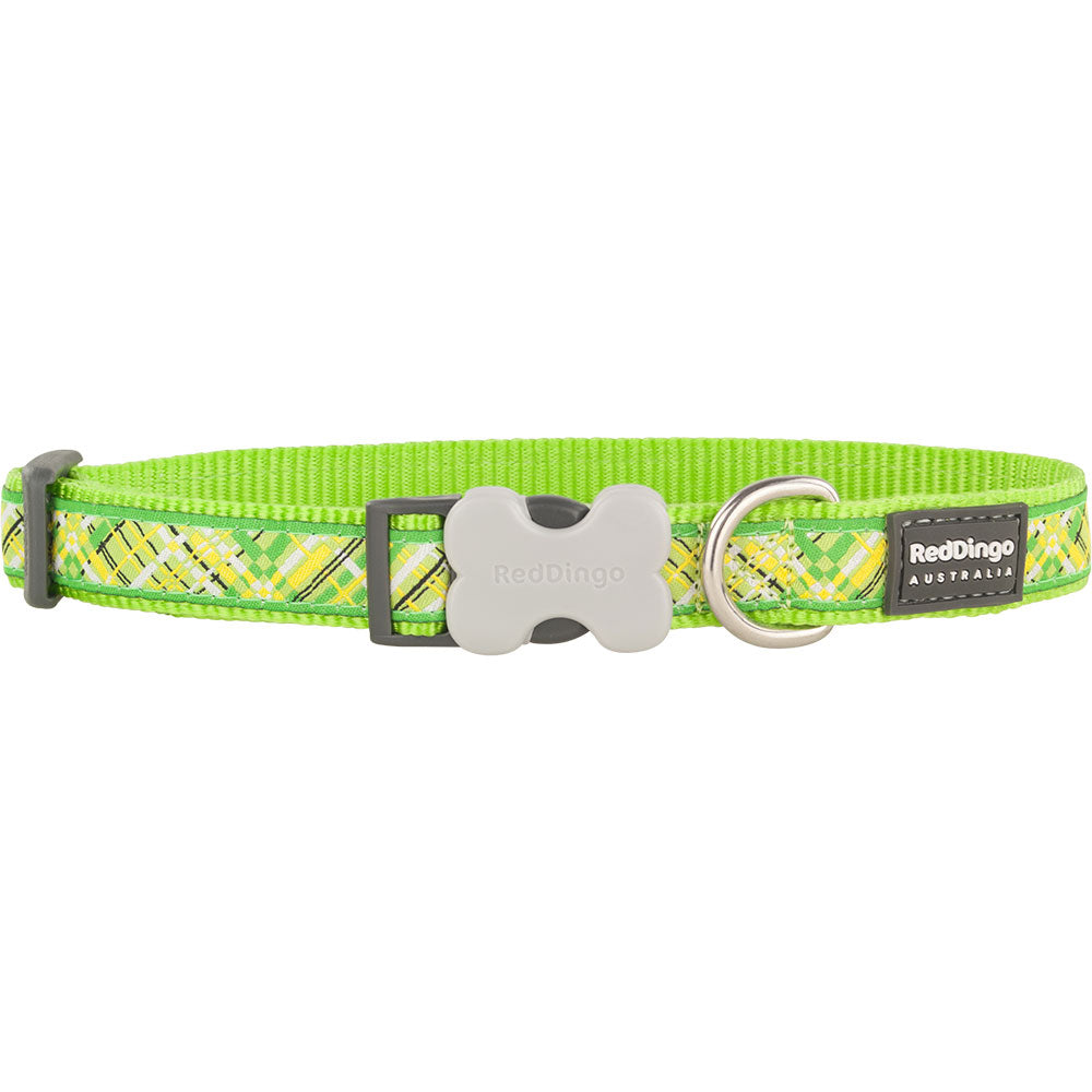 Collar per cani con design di Fanno (verde lime)