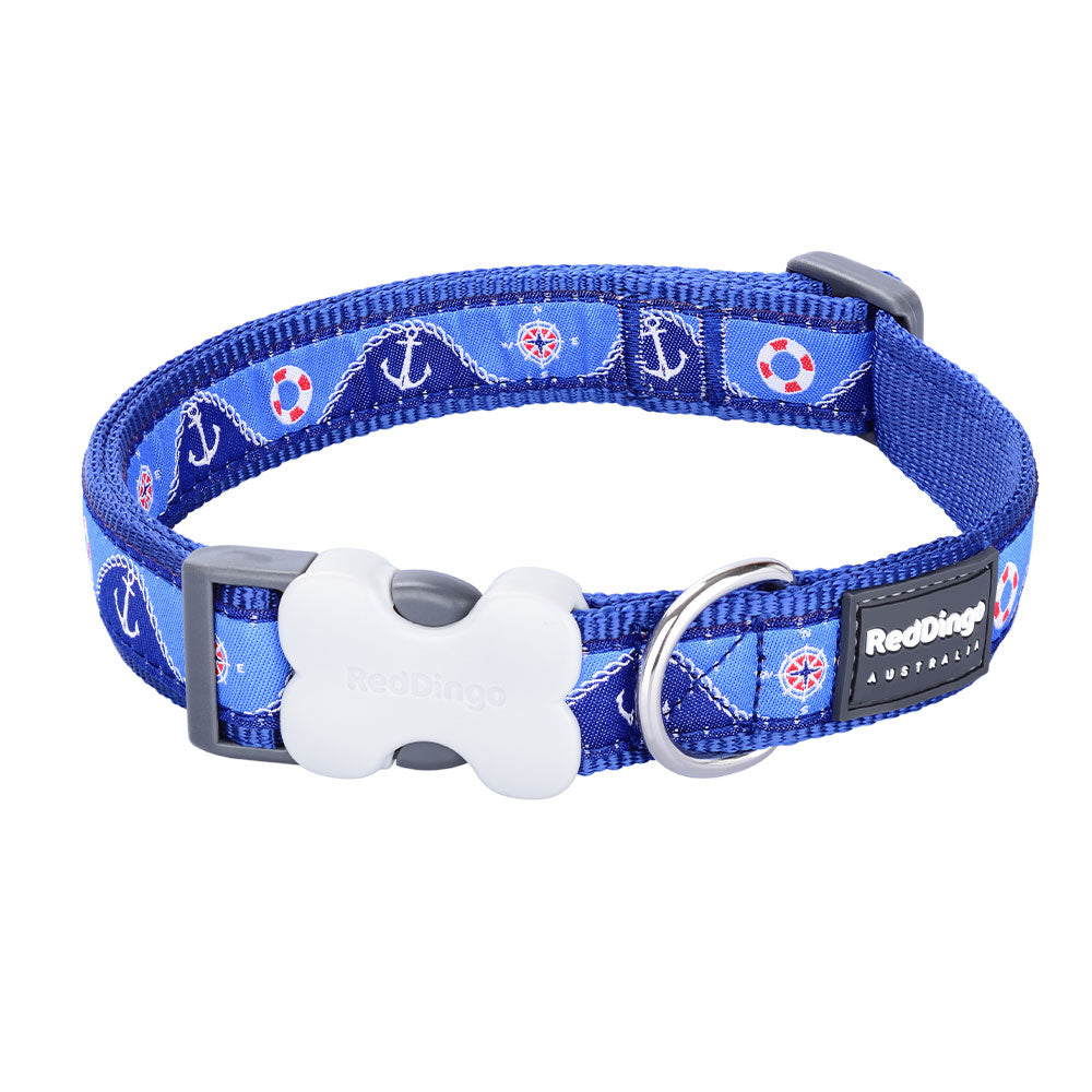 Nautisches Hundehalsband (Marine)