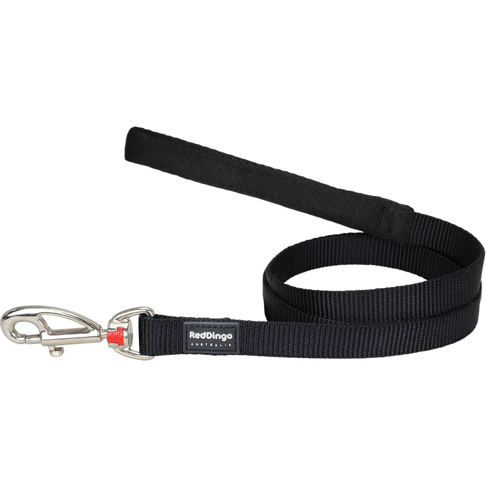 Classic Dog Lead (zwart)