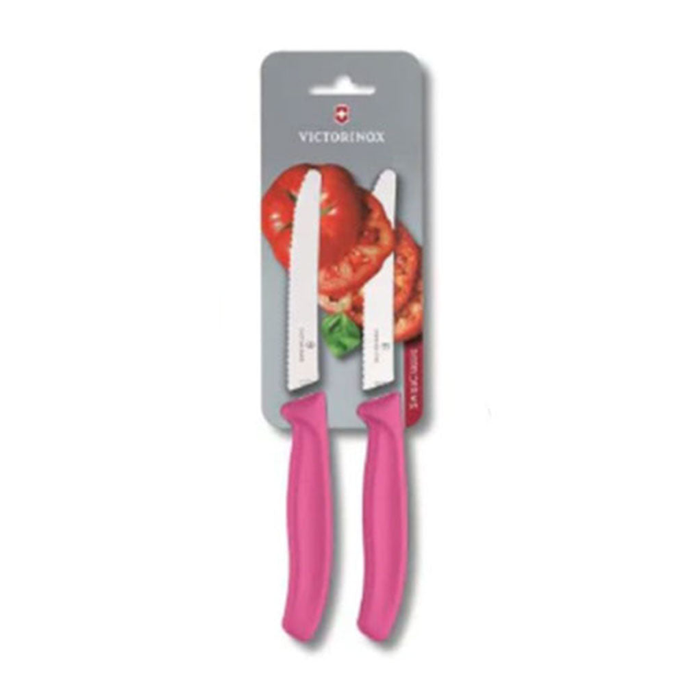 Victorinox Round Tip Steak & Tomato Knife 2st 11cm