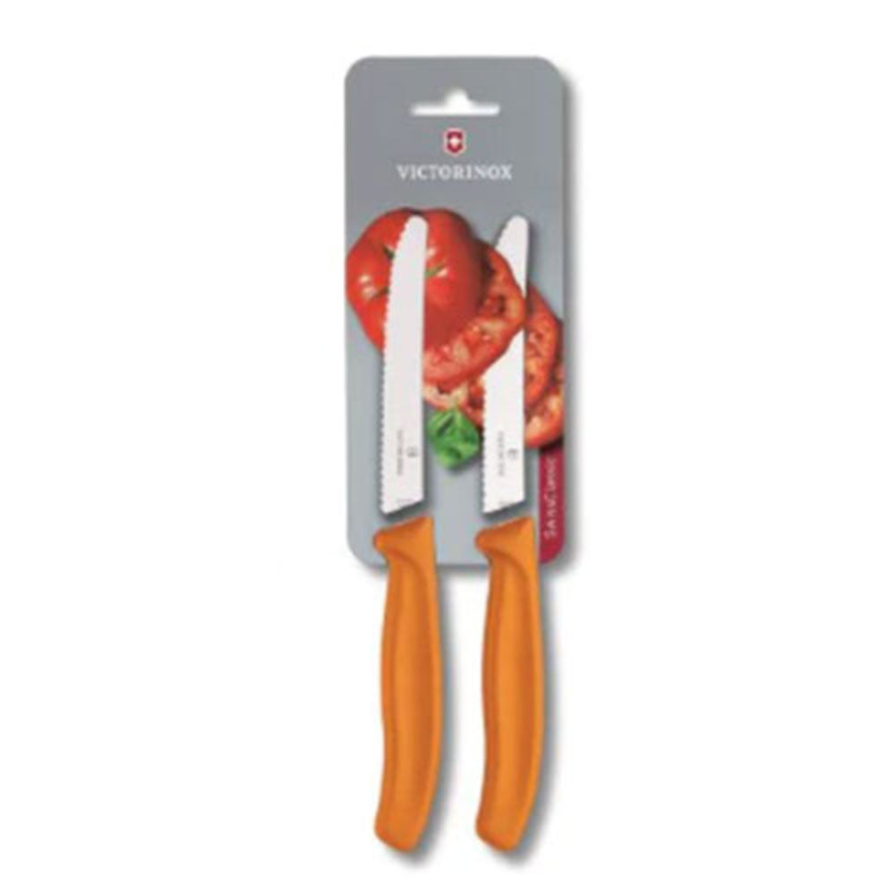 Victorinox Round Tip Stek i nóż pomidorów 2PCS 11 cm