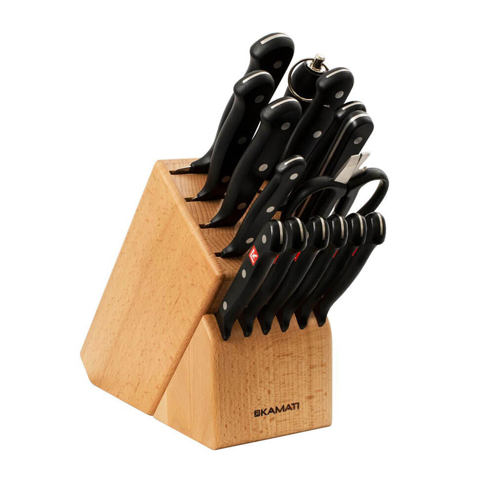 Kamati Gourmet Knife Block Set (16pcs)