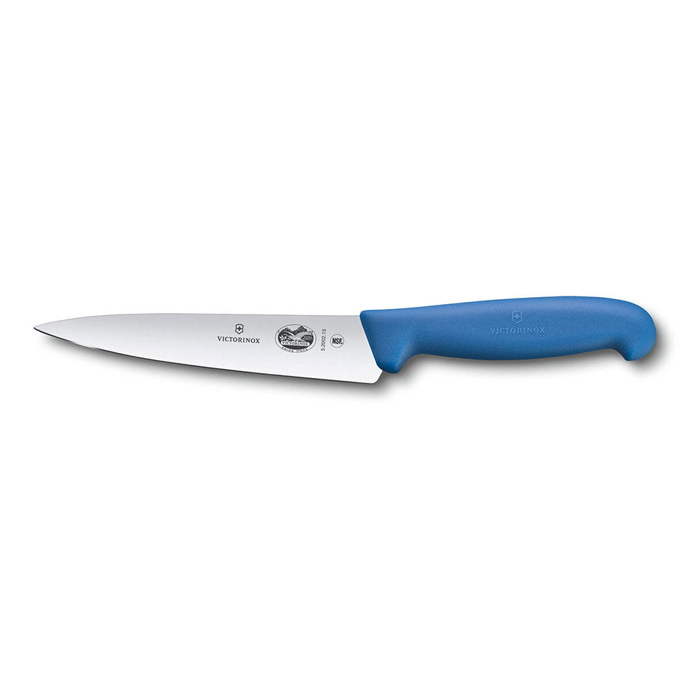 Victorinox Cozes de escultura na faca fibrox (azul)