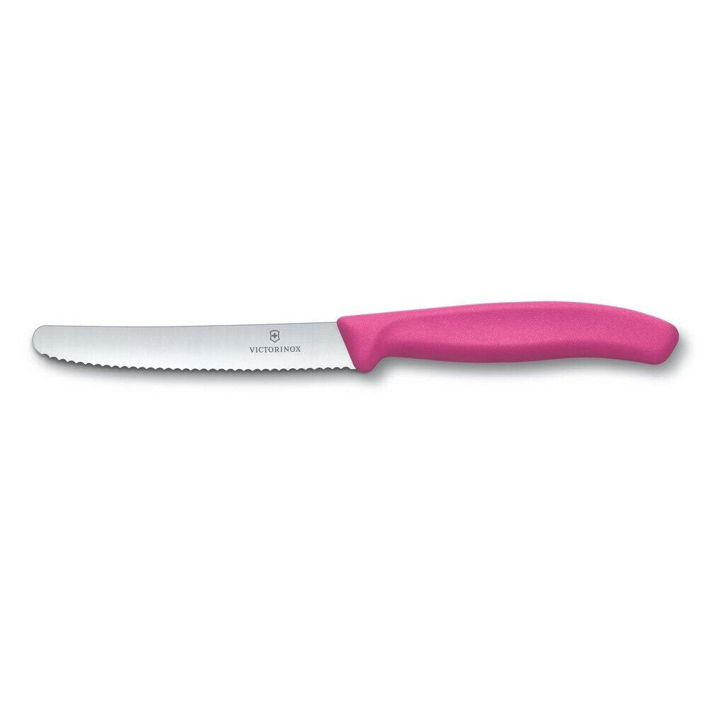  Victorinox Steak- und Tomatenmesser mit runder Spitze, 11 cm