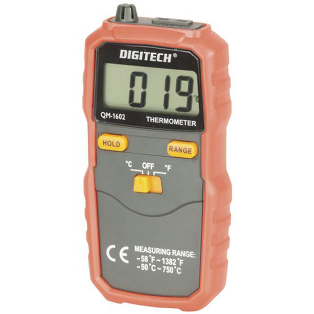 Digital Thermometer w/ K-Type Thermocouple