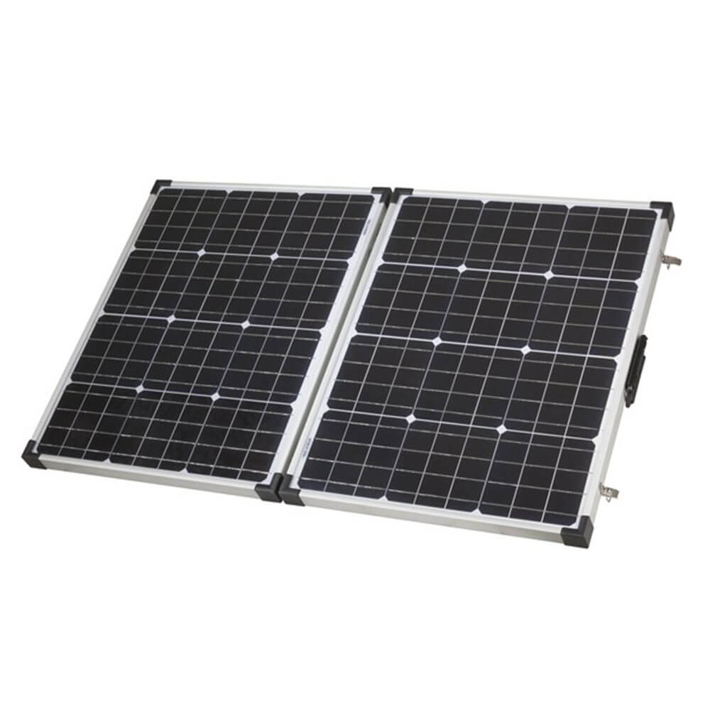 PowerTech 12V fällbar solpanel med 5M ledning