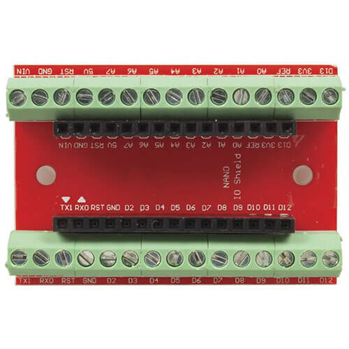 Terminal Screw Shield (To Suit Arduino NANO)