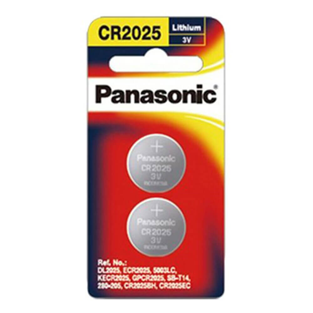 2 pack Panasonic Lithium Bouton Battery 3V