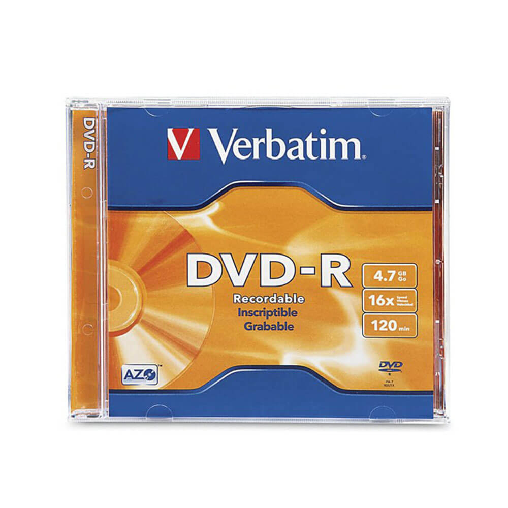 Verbatim DatalifePlus Azo Disc con Case (4,7 GB)