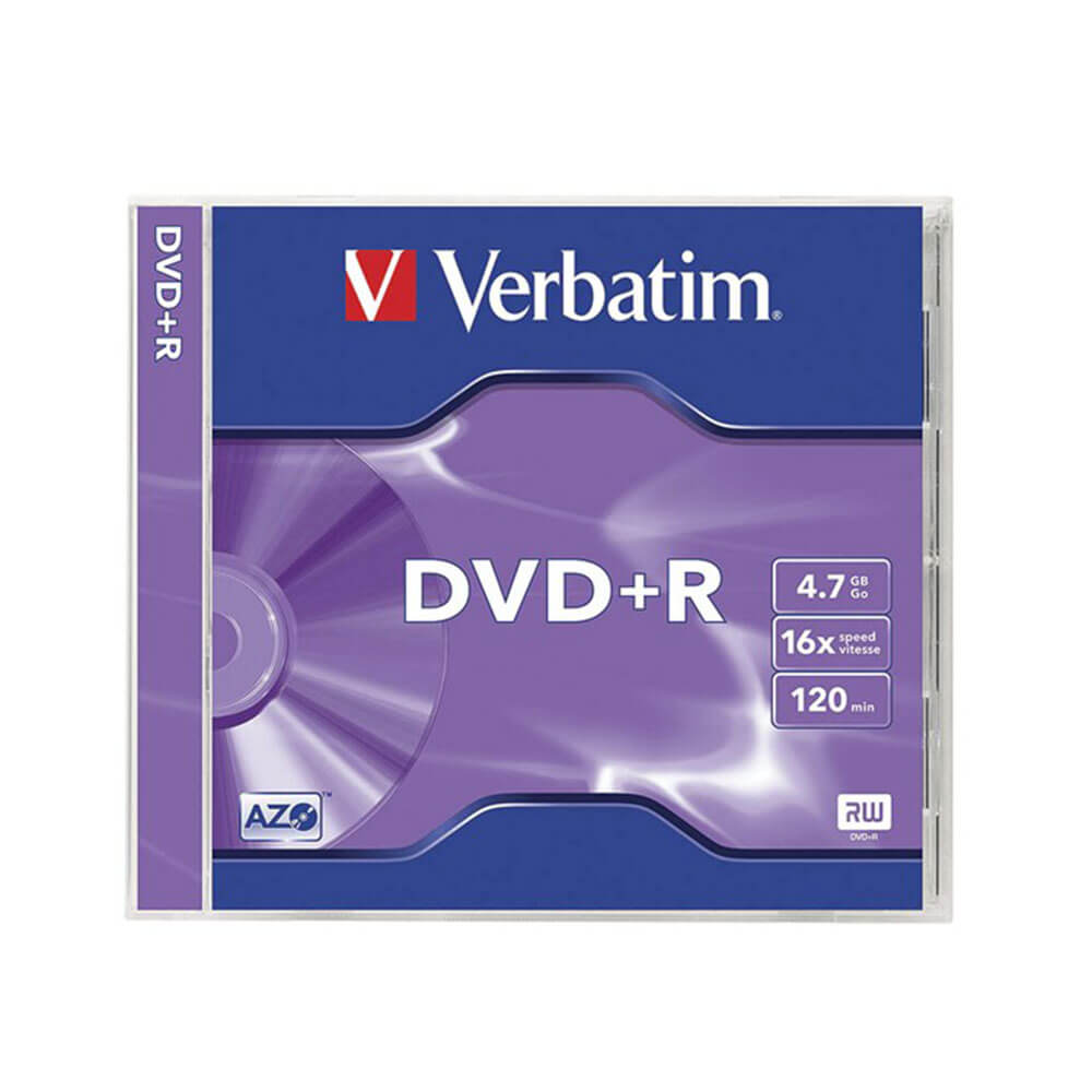 verbatim datalifeplus azo disc with case（4.7GB）