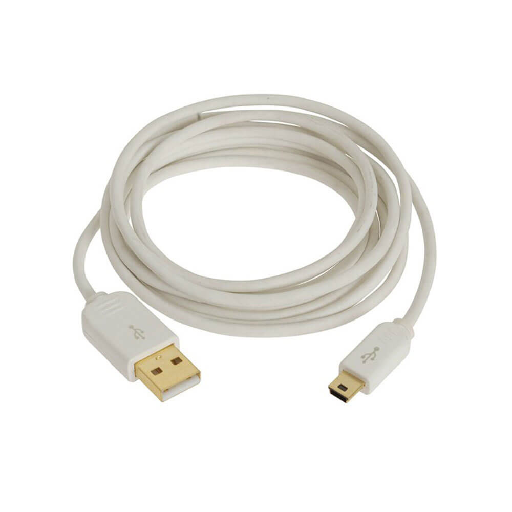 USB 2.0 Typ-A-kontakt till typ-B-pluggkabel 2m