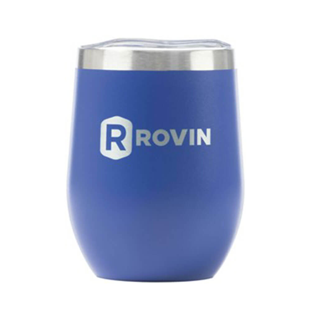 Rovin rostfritt stålkopp med lock (350 ml)