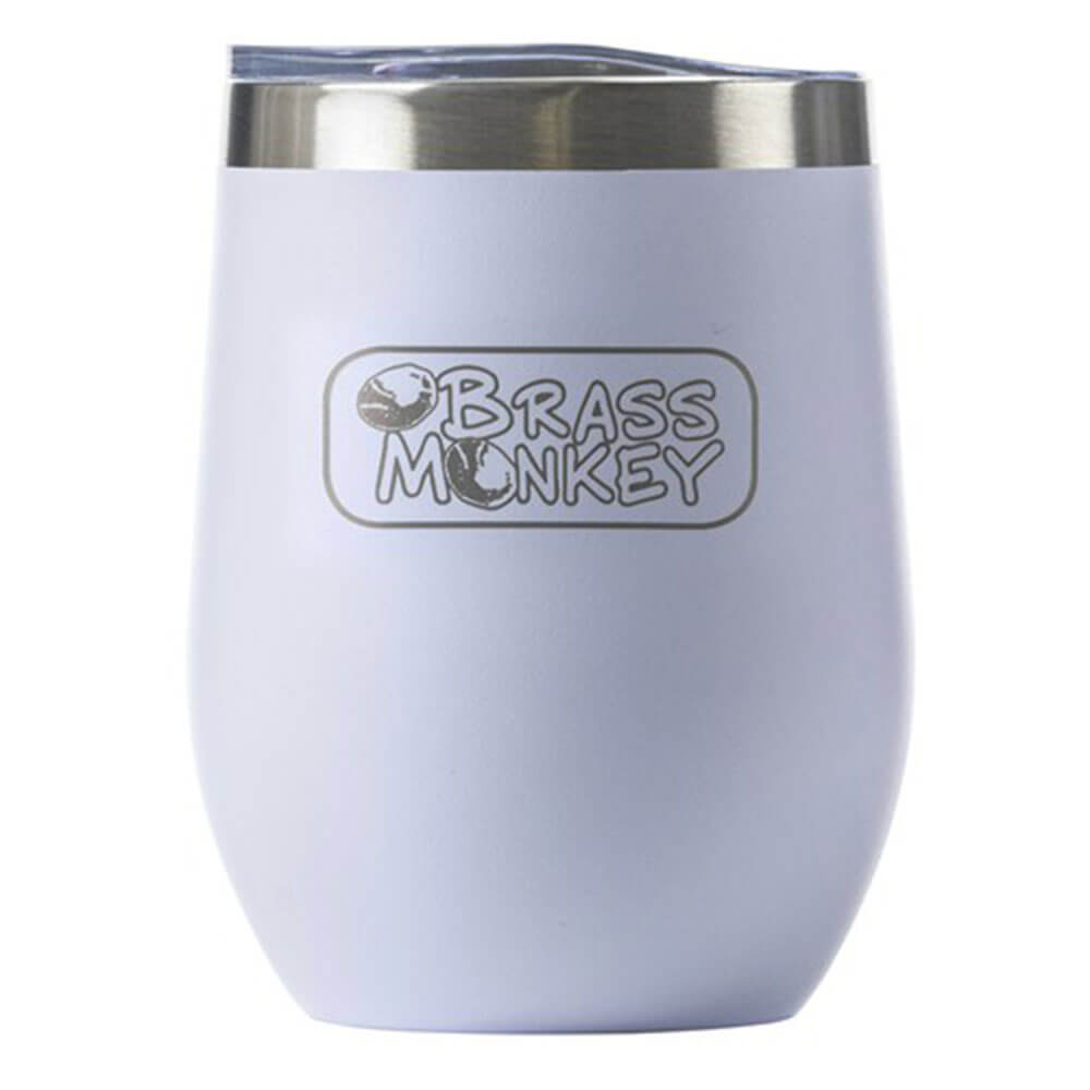 Messing Monkey Edelstahlbecher mit Deckel (350 ml)