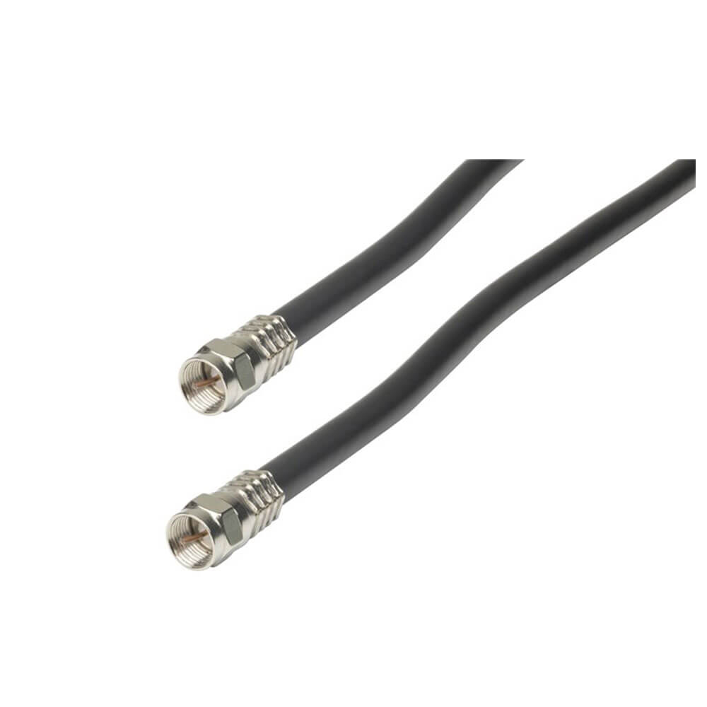 Hochwertiges RG6 Quad Shield -Kabel (schwarz)