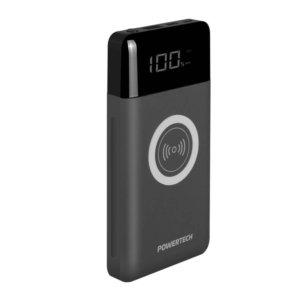 PowerTech Power Bank och trådlös laddare 10.000mAh