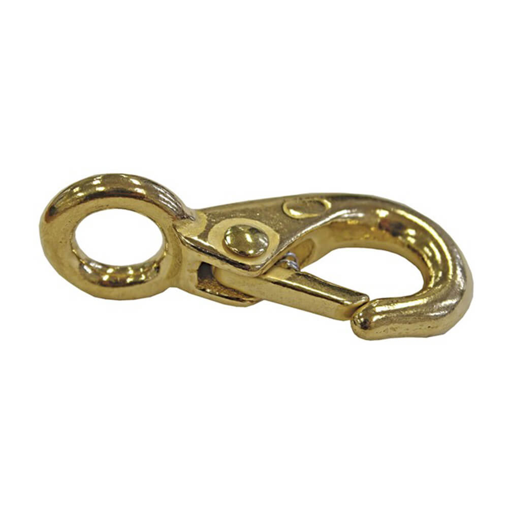 Brass Spring Lever Snap Hook 55mm