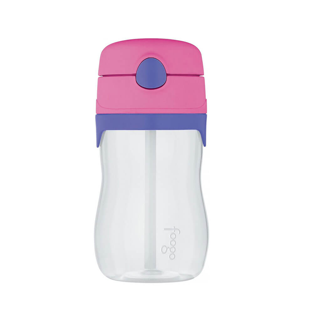 320mlのFoogo Tritan Plastic Drink Bottle w/Straw