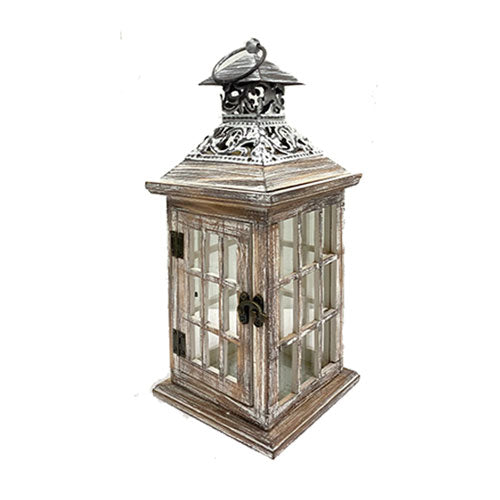 Classical Wooden Candle Holder Lantern