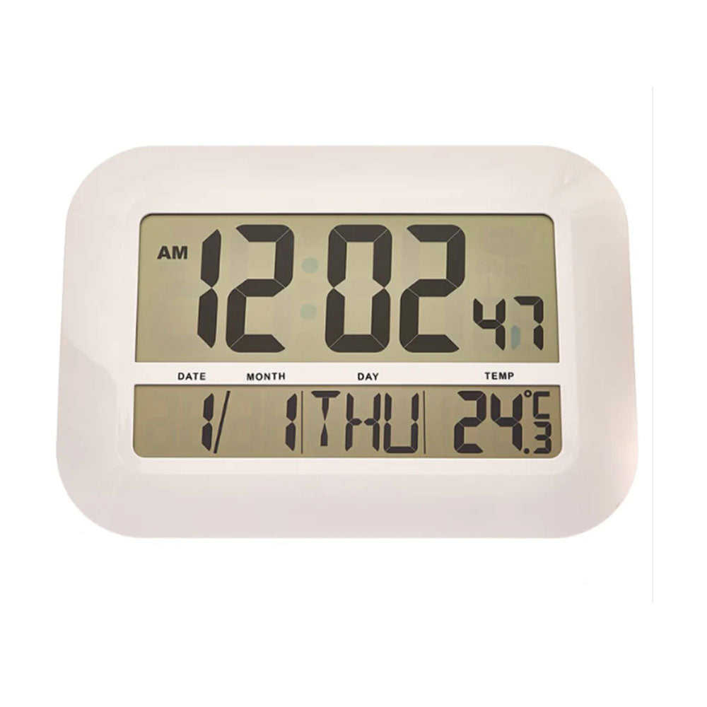 Horloge de calendrier de l'écran LCD jumbo