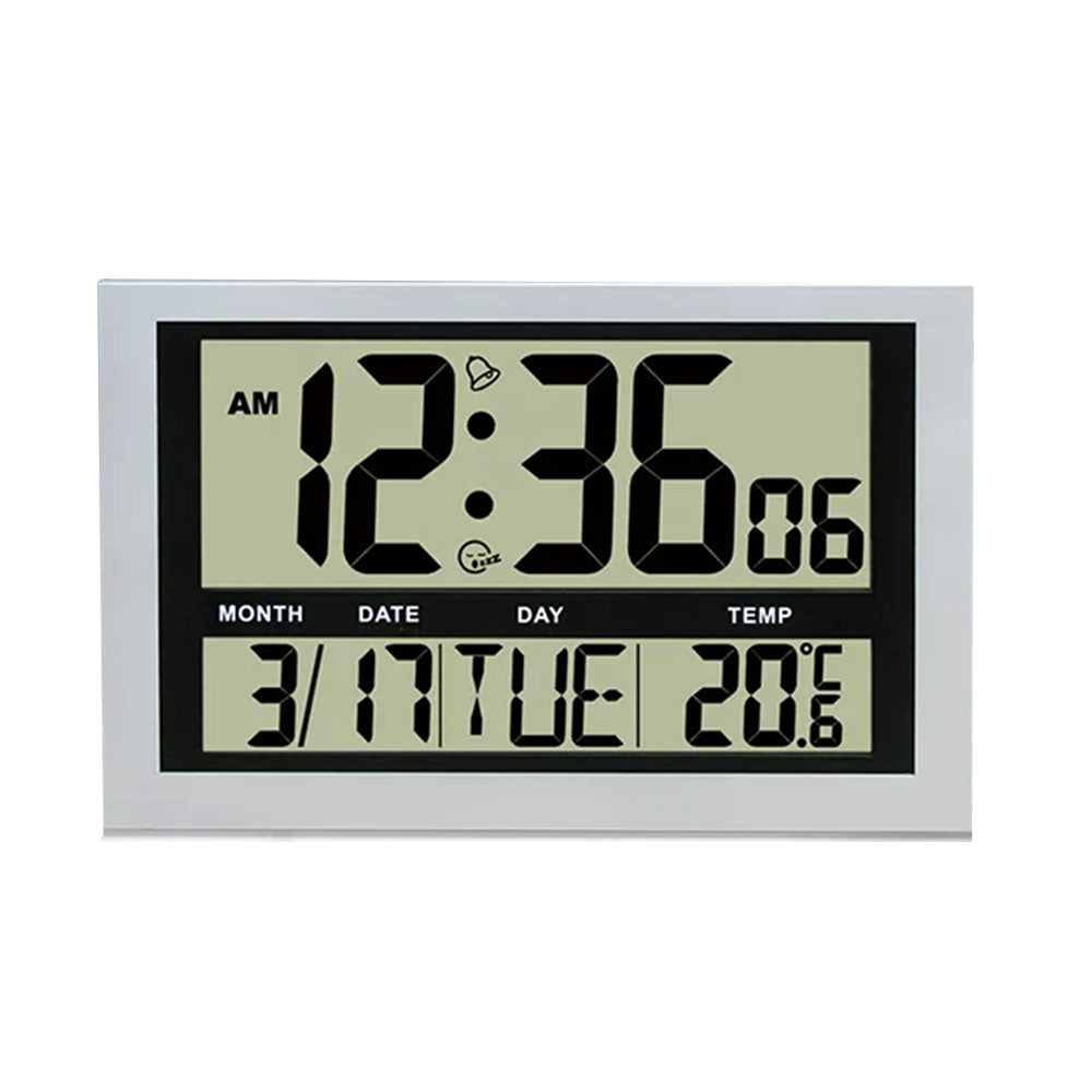 Jumbo LCD Calendar Clock