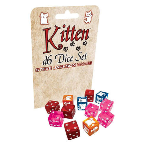 Kitten D6 Dice Set