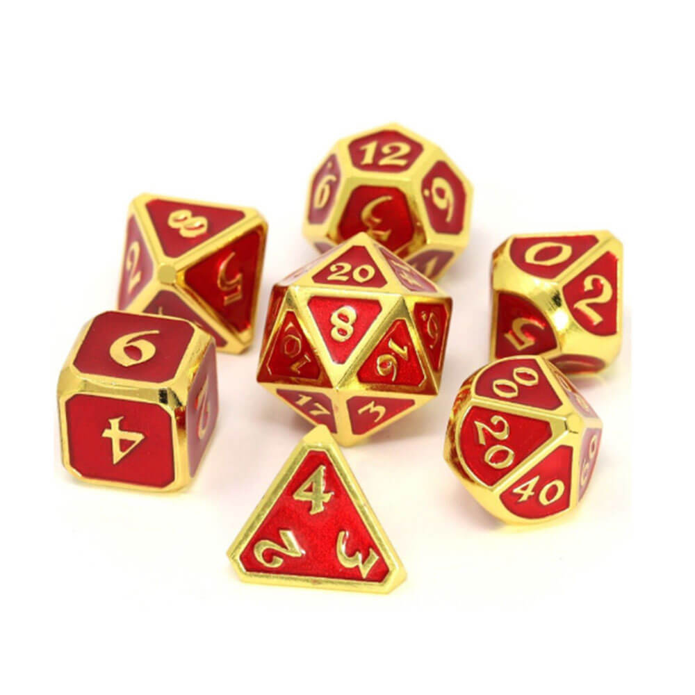 Zestaw metalowy Dice Polihedral miticka