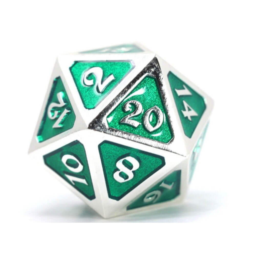 D20ダイスメタルミシカプラチナ（シングル）