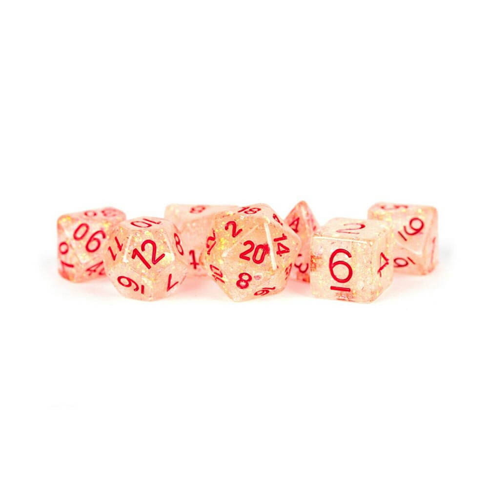 MDG Resin Flash Dice Set 16mm Polyhedral