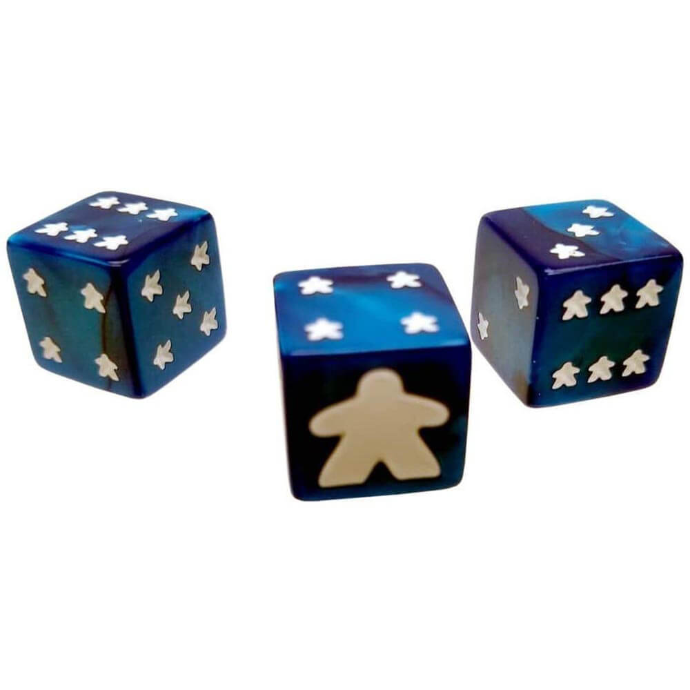 Meeple D6 terningsett