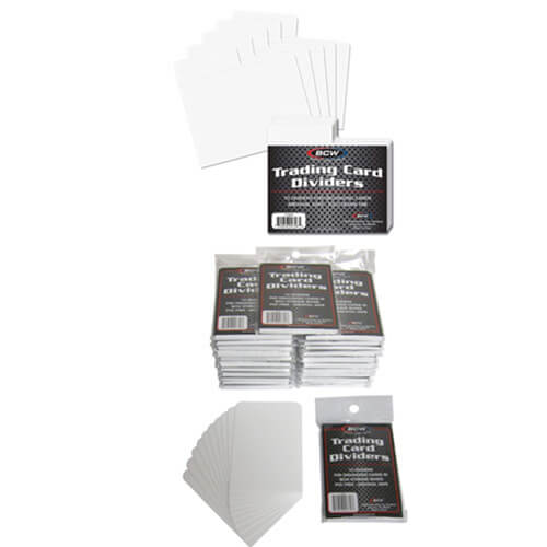 BCW Trading Card Dividers 10 Per Pack