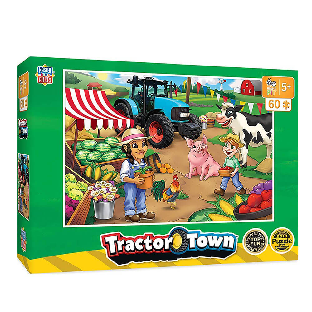 MP Tractor Town Puzzle (60 stk)