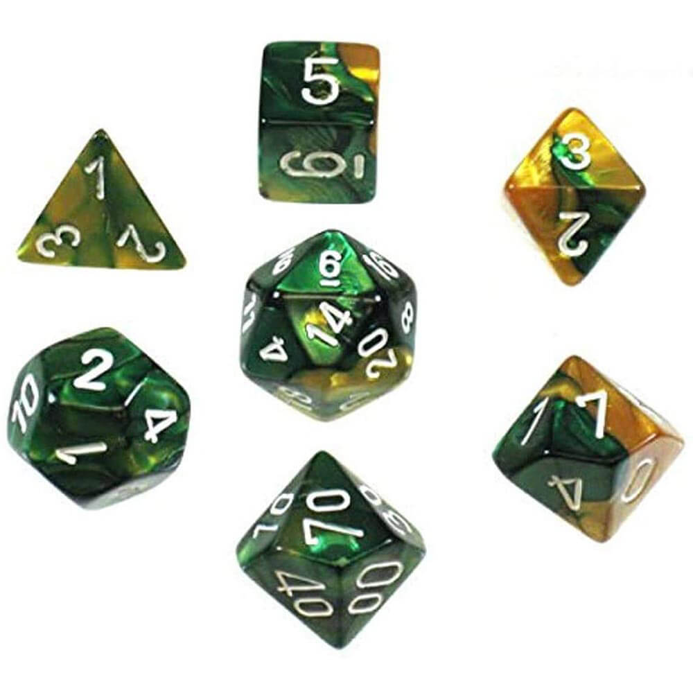 D7 Die Set Dice Gemini Poly (7 dobbelstenen)