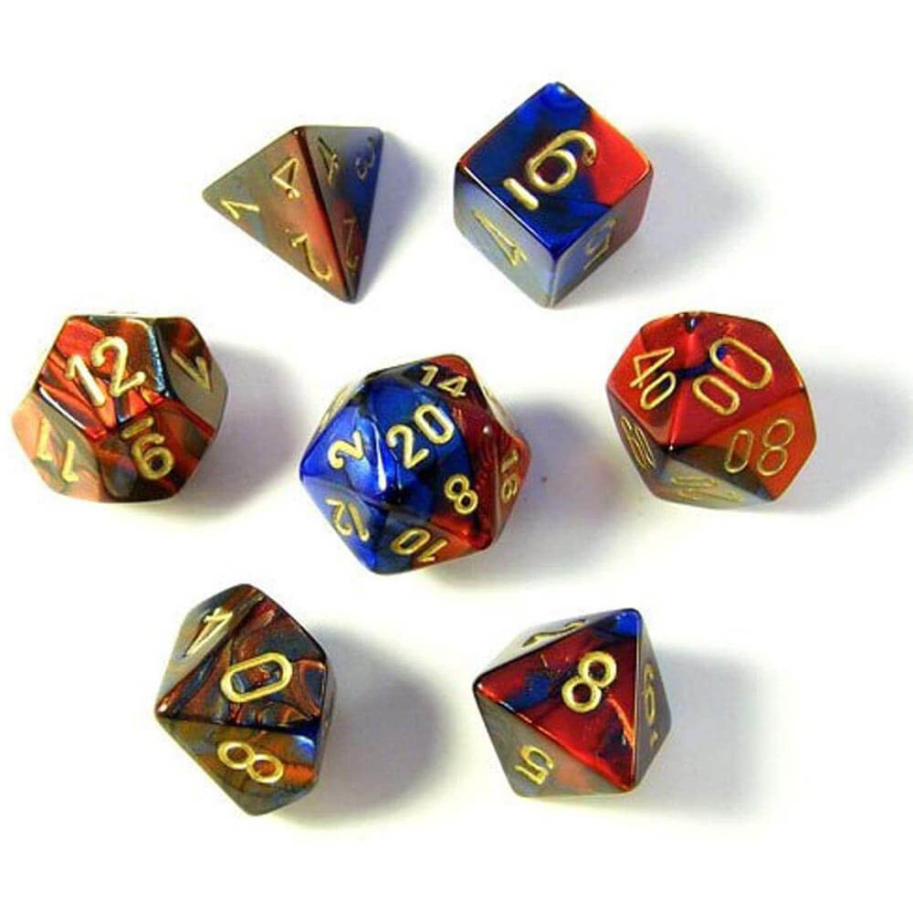 D7 Die Set Dice Gemini Poly (7 dés)