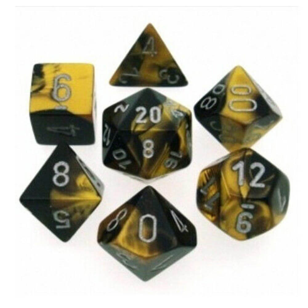 D7 Die Dice Gemini Poly (7 dados)