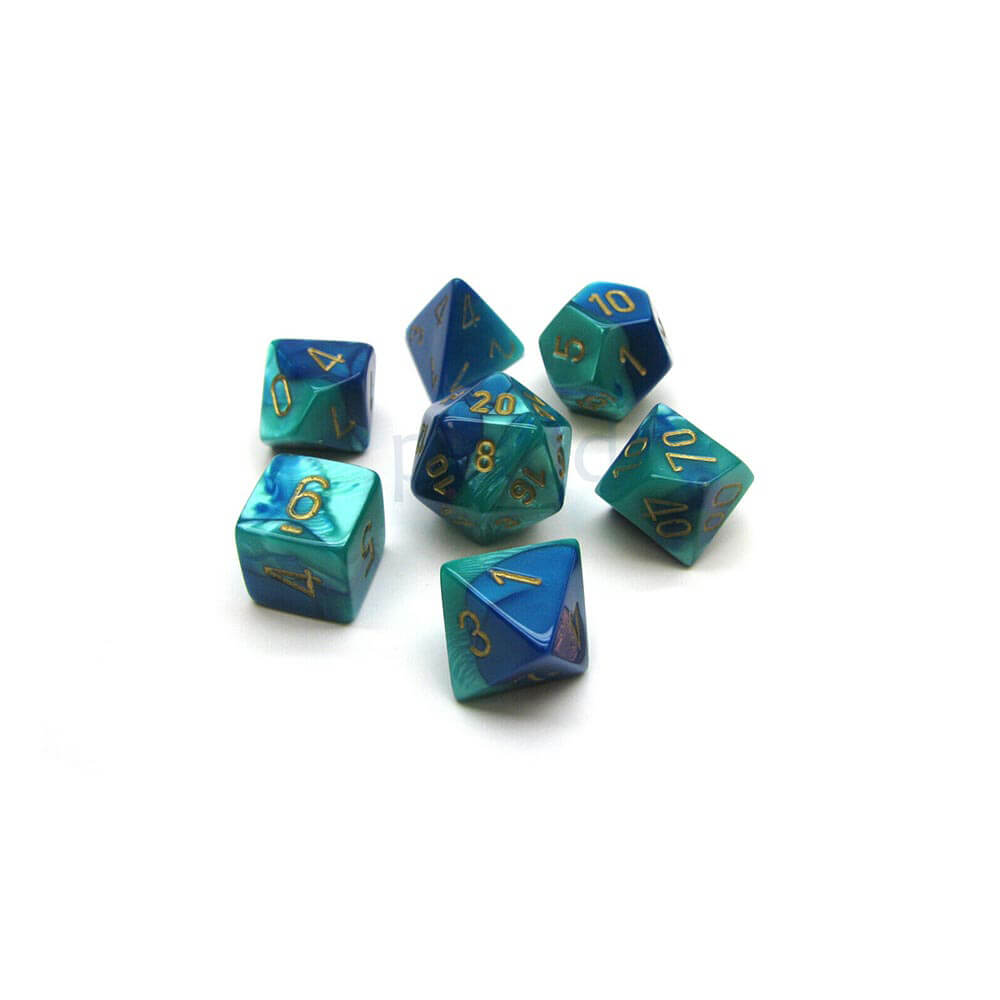 D7 Die Set Dice Gemini Poly (7 dobbelstenen)