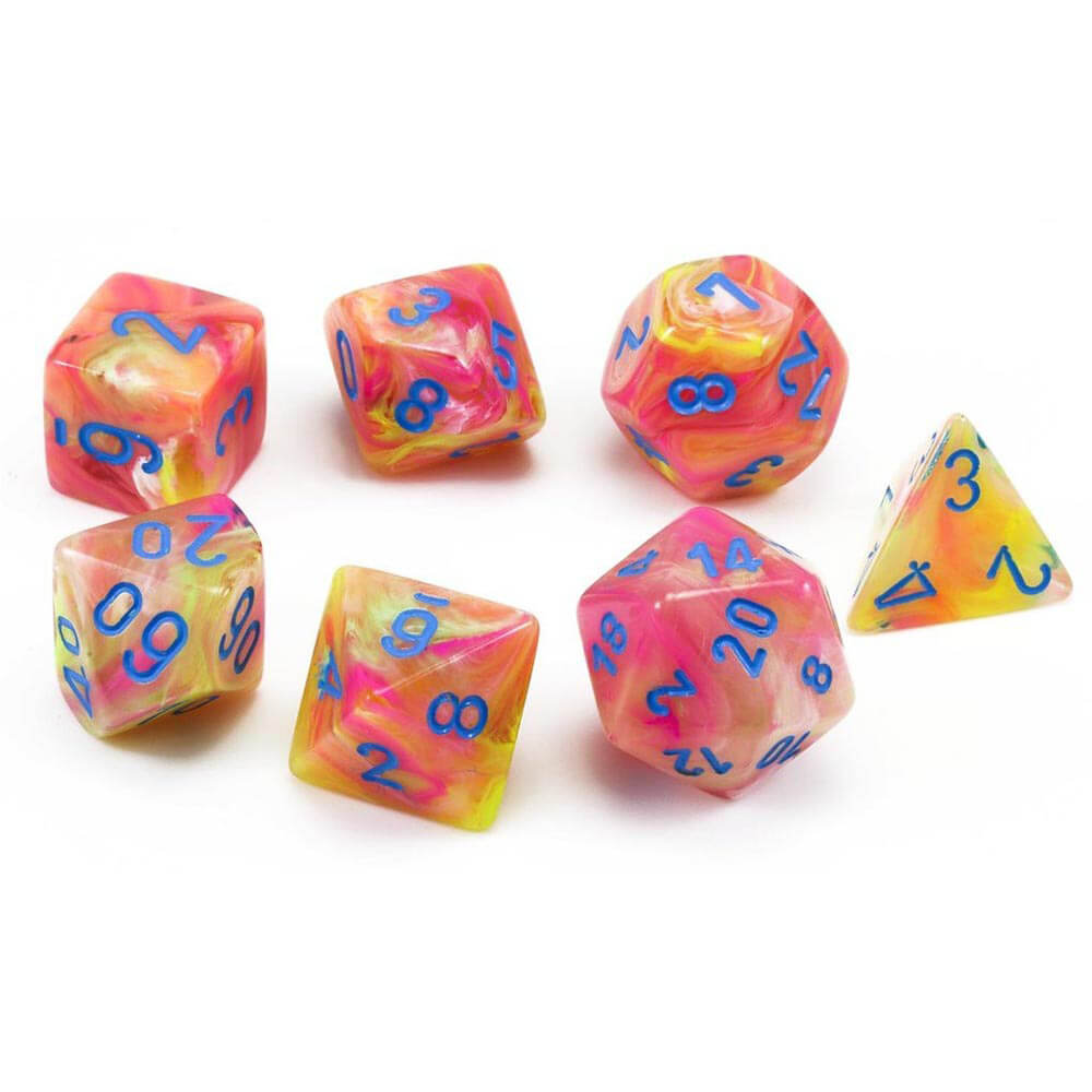 D7-DIE Set Dice (7 dés en affichage)