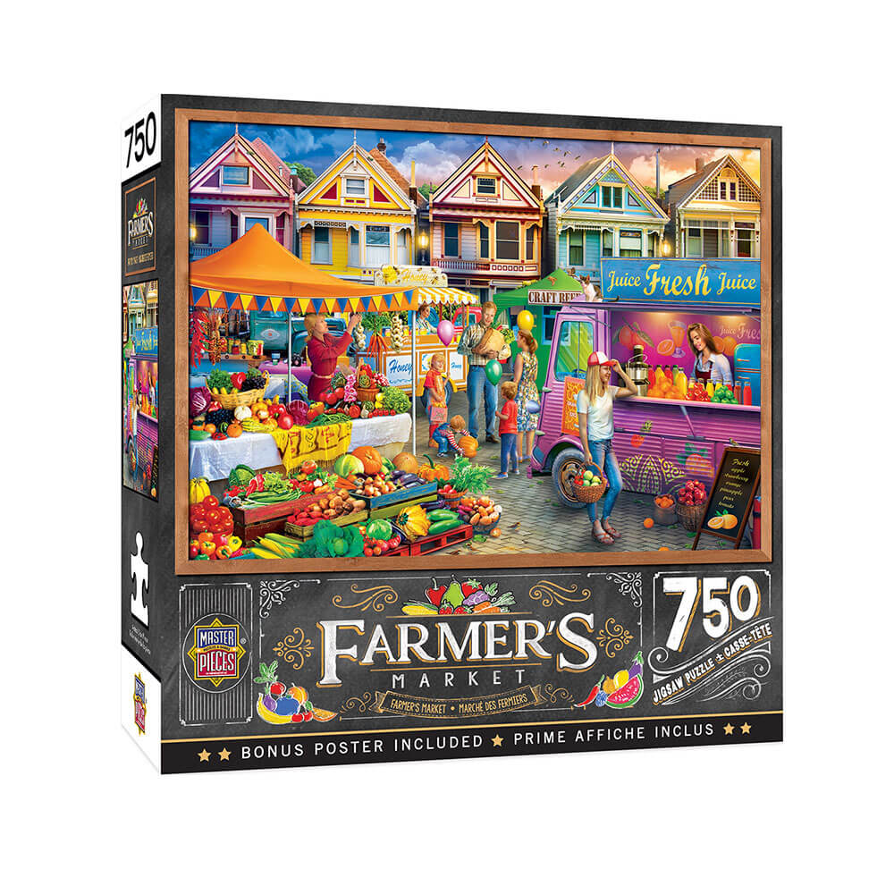 Quebra -cabeça do mercado de agricultores (750 pcs)