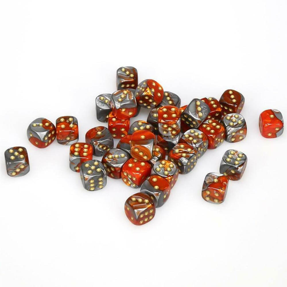 D6 DICE GEMINI 12 mm (36 terninger)