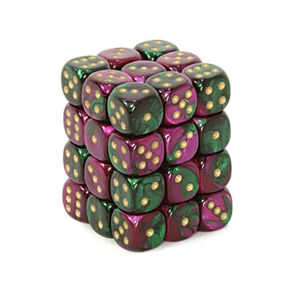 D6 DICE GEMINI 12 mm (36 terninger)