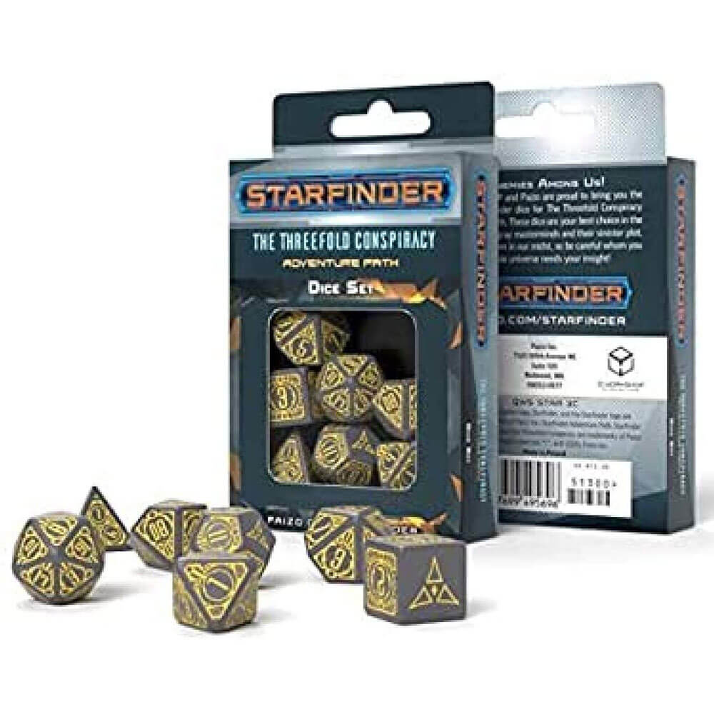 Starfinder Threefold Conspiracy Dice Set