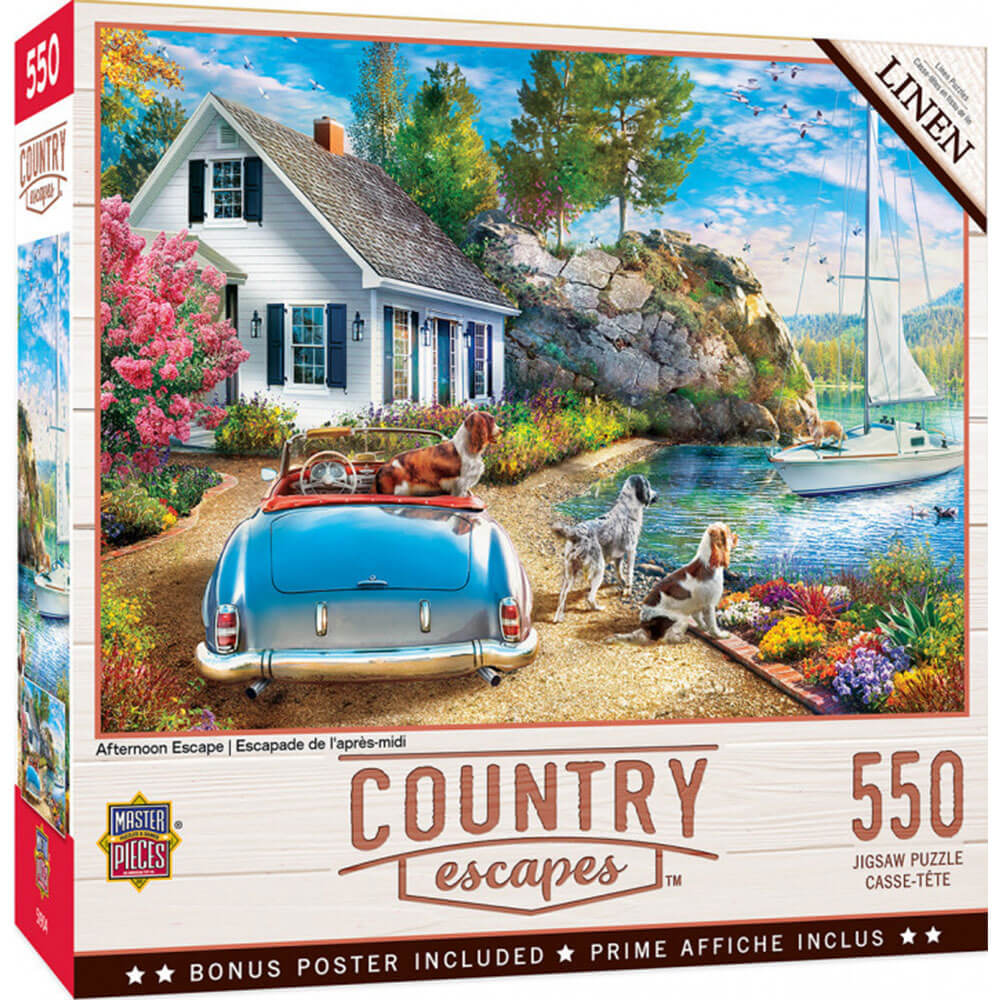 Masterpieces Country Escapa de 550pc Rompecabezas