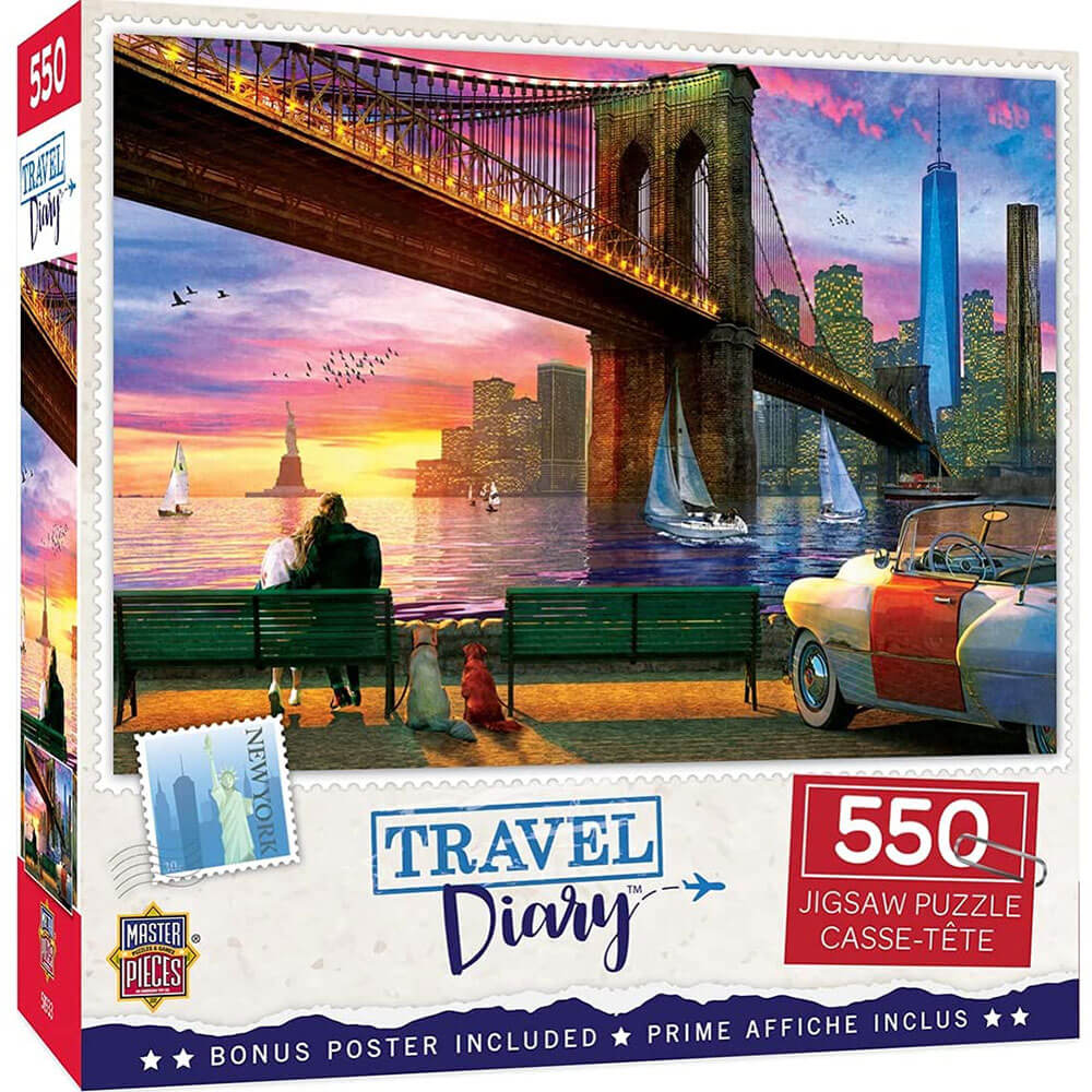 Masterpieces reisdagboek 550 pc puzzel