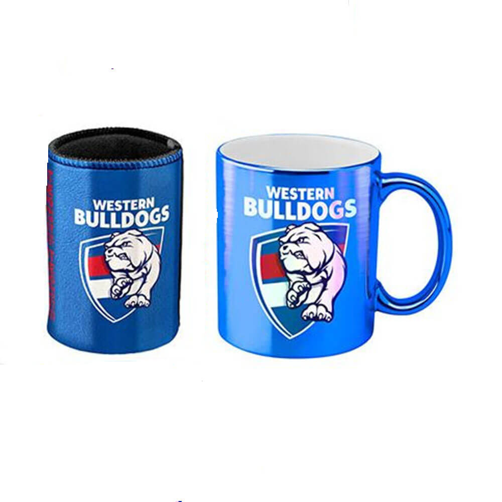 AFL Metallic Coffee Mug & Can Cooler Pack