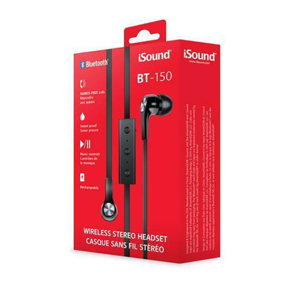 iSound Bluetooth BT-150 Earbuds (Black)