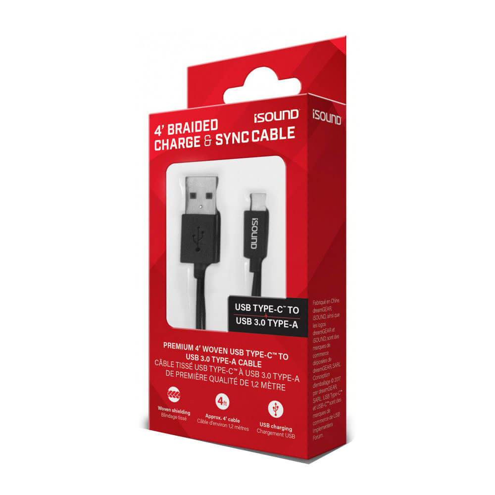 ISOUND USB-C CARGA E CABO DE SYNC