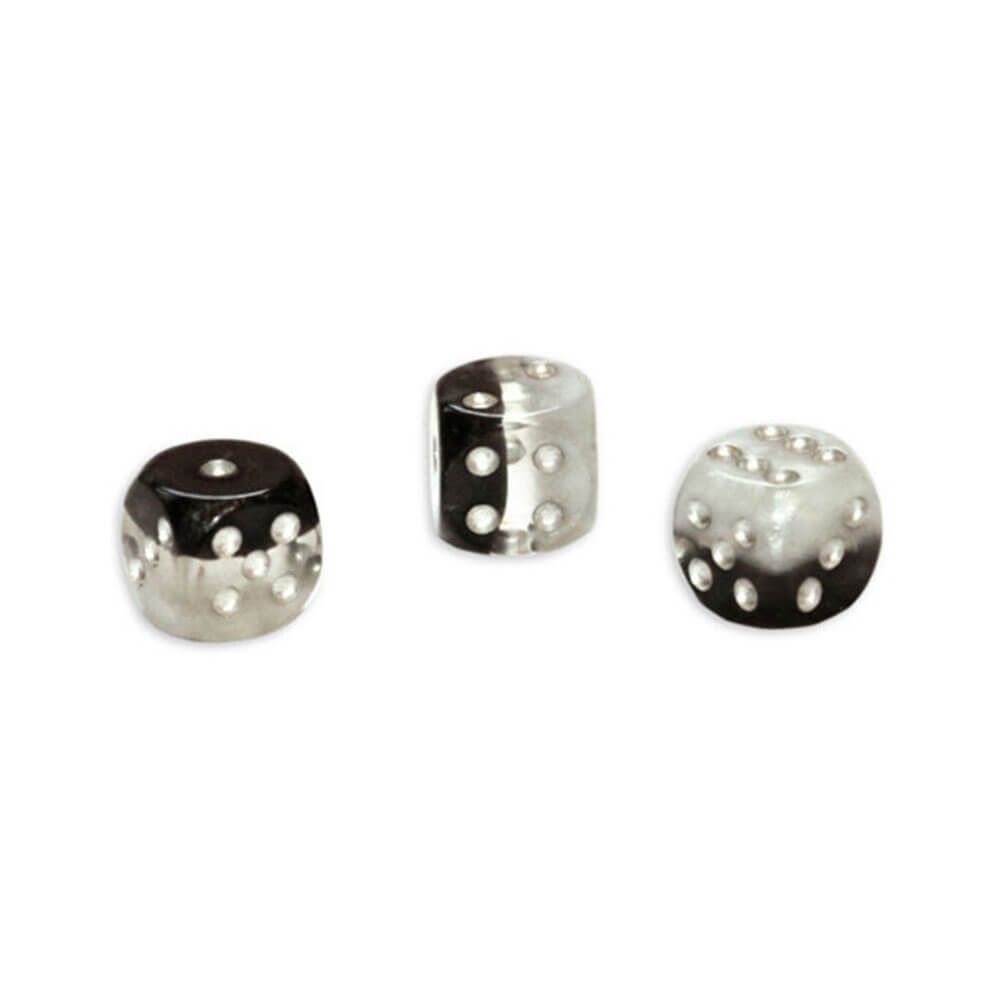 Halfsies Yin Yang 12d6 Dice Set